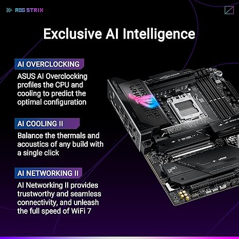 ASUS ROG Strix X870E-E Gaming WiFi AMD AM5 X870 ATX Motherboard