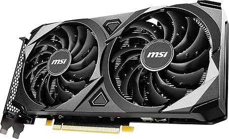 MSI GeForce RTX 3060 Ventus 2X 12G OC, Gaming Graphics Card - NVIDIA RTX 3060